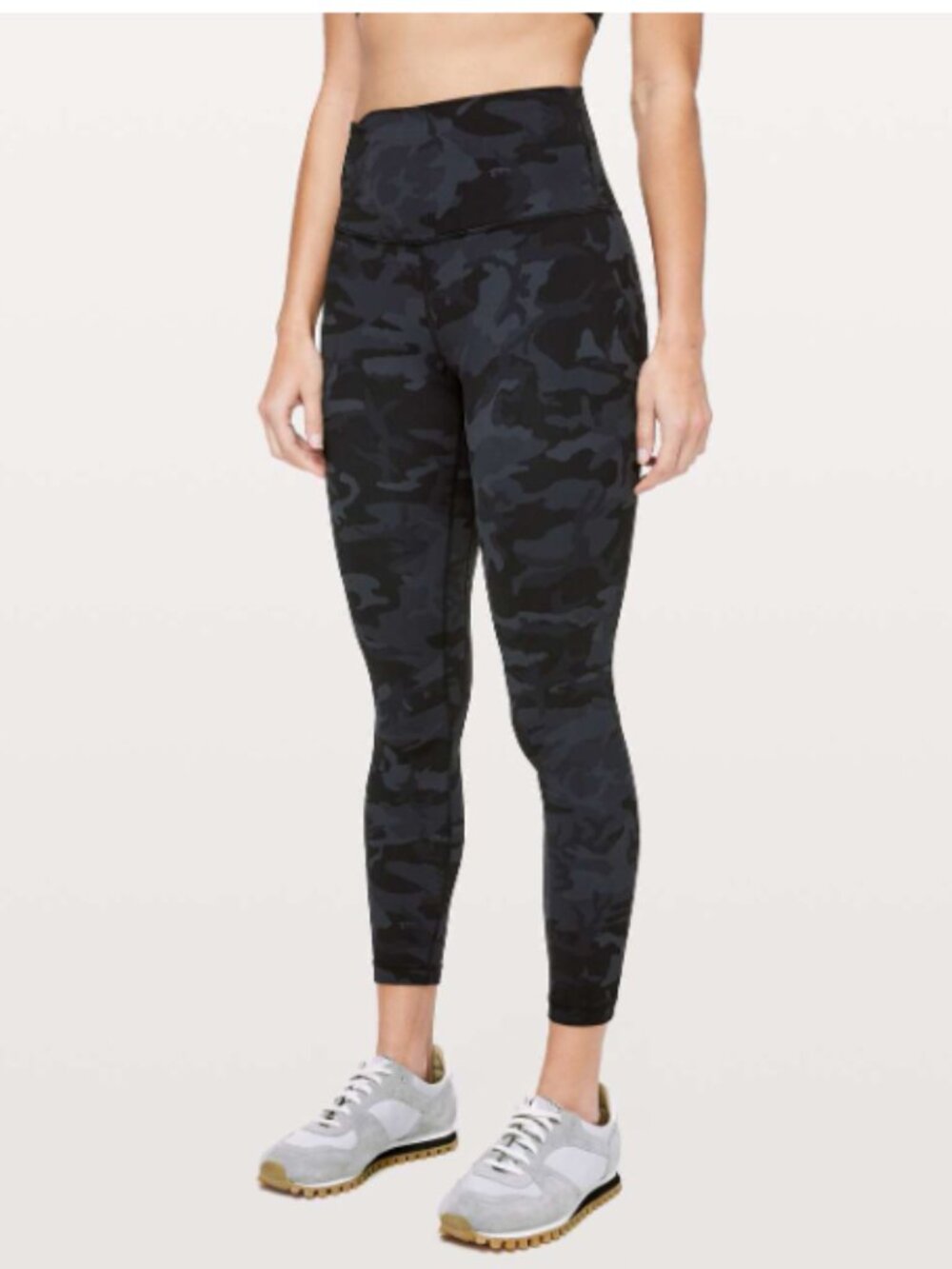 Lululemon Align Pant II Leggings *25" Incognito Camo Multi Grey High Rise Nulu 8